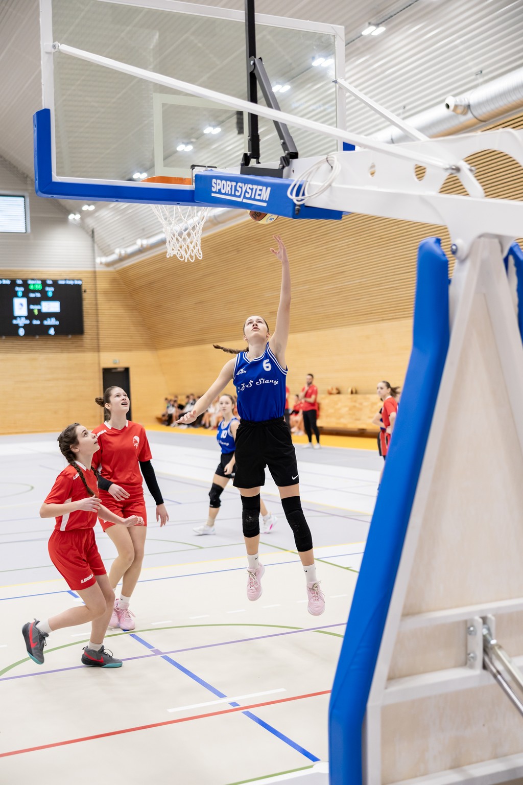 Interiér haly - Basketbal